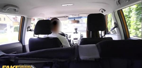  Fake Driving School Spanish Babe Medusa has Lesson Hijacked by FakeTaxi driver